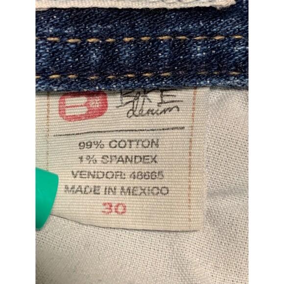 Bucke BKE Jeans Womens 30 Blue Crop Capri Stretch Casual Straight Distressed - Picture 7 of 15